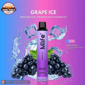 Mlife Disposable Vape – Grape Ice